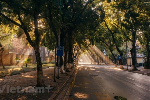 Hanoi’s most romantic street in autumn