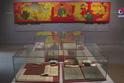 Exhibition welcomes in the Spring at Thang Long Imperial Citadel