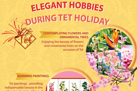 Elegant hobbies during Tet holiday