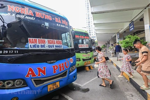Hanoi transport firms requested to not raise fares on upcoming National Day holiday