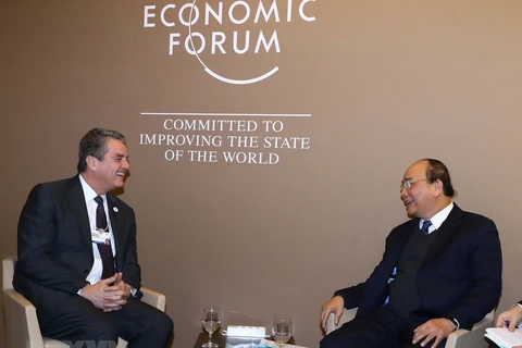 Prime Minister active at WEF meetings