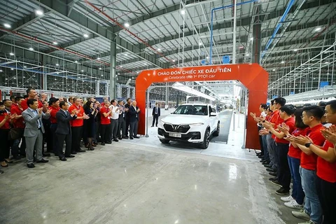 VinFast rolls out its first made-in-Vietnam car