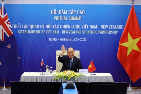 Vietnam, New Zealand’s PMs hold virtual talks on bilateral strategic partnership