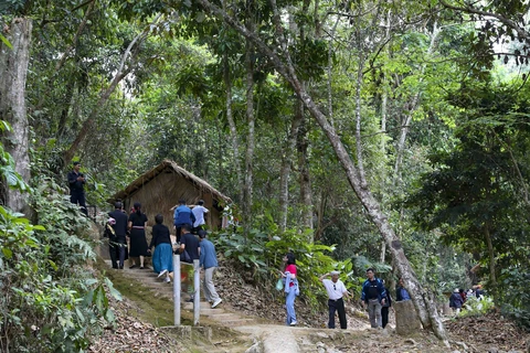 Returning to Muong Phang revolutionary base area 