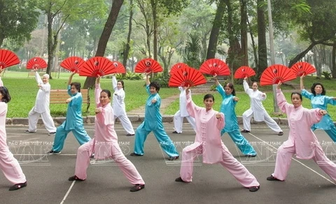 Hand fan martial arts