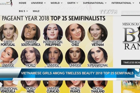 Vietnamese girls among Timeless Beauty Top 25 semifinalists