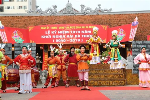 Anniversary of Hai Ba Trung Uprising marked in Hanoi