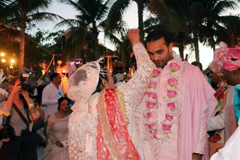 Indian billionaire couple hold wedding party in Phu Quoc