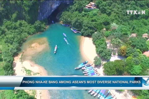 Phong Nha-Ke Bang among Southeast Asia’s most diverse national parks