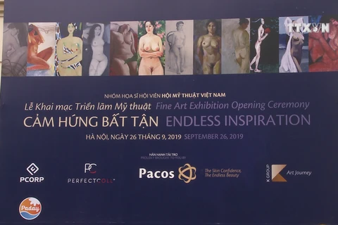 First-ever nude painting exhibition opens in Hanoi