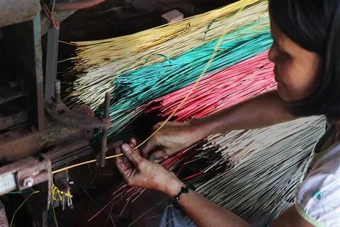 Long Dinh mat weaving craft offers jobs for locals