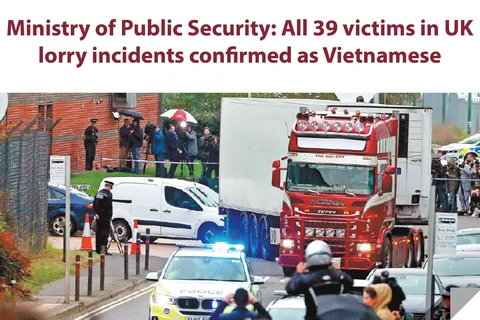 All 39 victims in UK lorry incidents confirmed as Vietnamese
