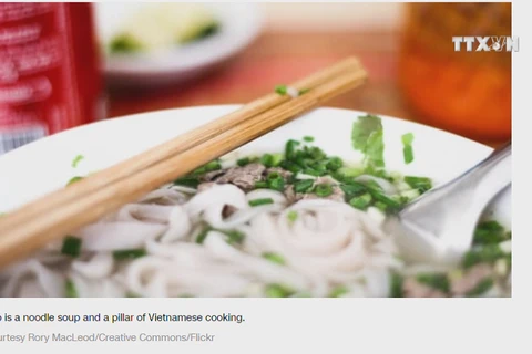 Pho and spring rolls among world's 50 best foods