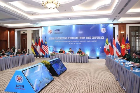 ASEAN peacekeeping centres network video conference