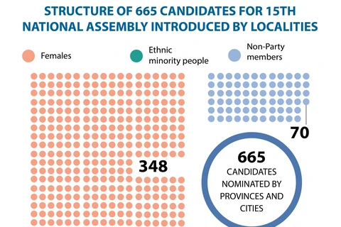 665 candidates for 15th National Assembly nominated by localities