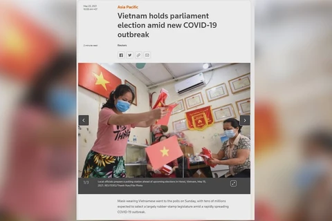 Vietnam’s elections attract int’l media coverage