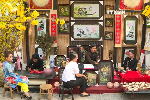 Calligraphy Street in Ho Chi Minh City wows locals and visitors