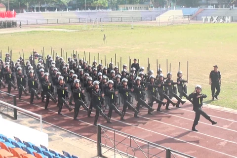 Rehearsal for Dien Bien Phu victory grand ceremony 