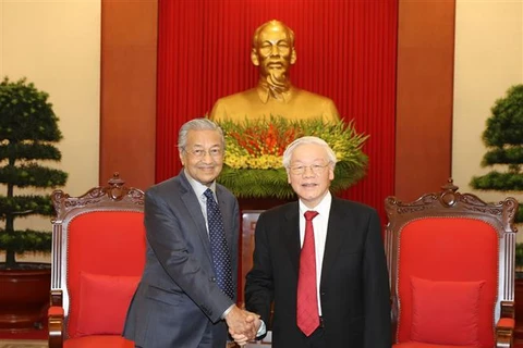 Vietnamese leaders meet Malaysian PM