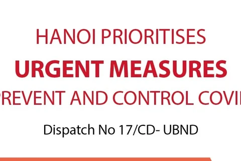 Hanoi prioritises urgent measures to prevent and control COVID-19