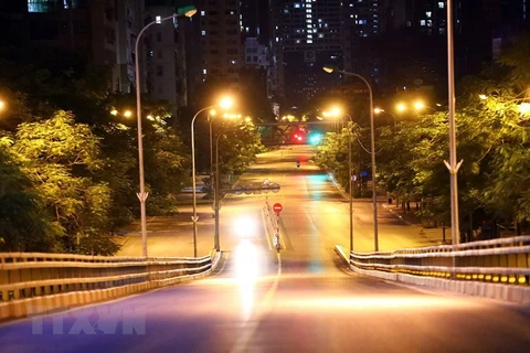 Hanoi streets during days of social distancing