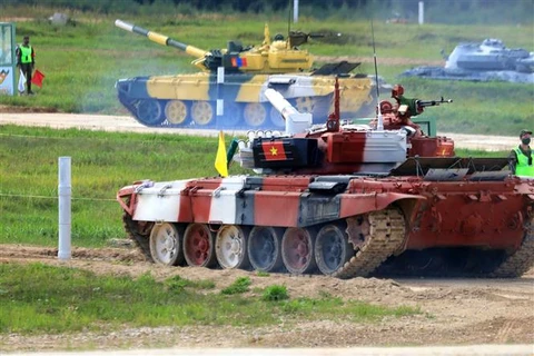 Vietnamese tank team performs well at Army Games 2021