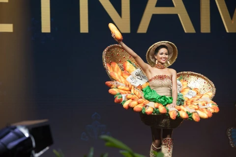 Vietnam national costume among top outfits at Miss Universe 