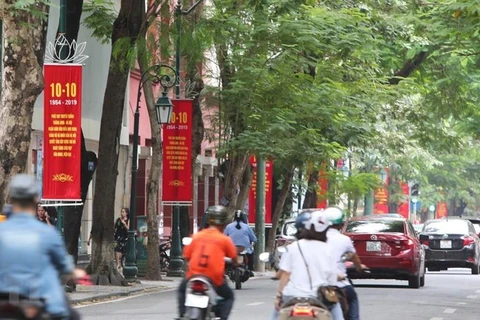 Hanoi decorated for Liberation Day celebration