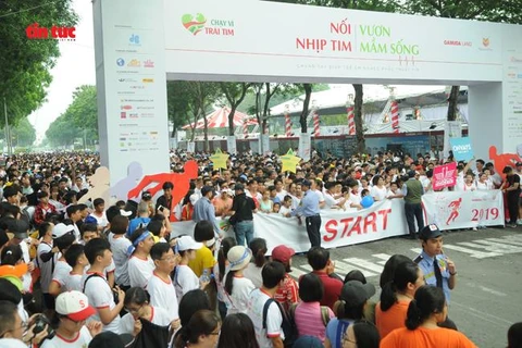 “Run for the heart” event attracts 15,000 participants