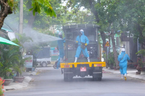 Da Nang's district disinfected amid Covid-19 outbreak 