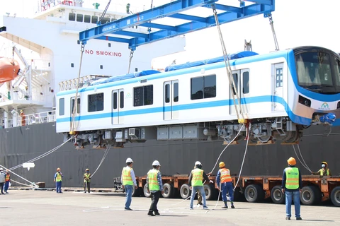 HCM City receives two more trains for Metro Line No.1