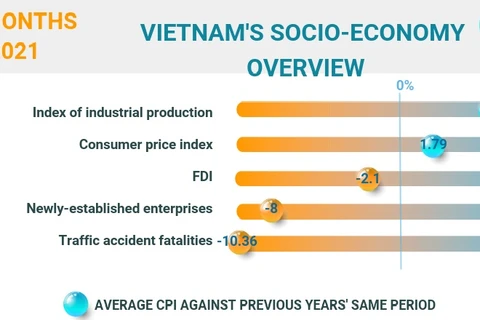 (Interactive) Overview of Vietnam's socio-economy in first 8 months of 2021