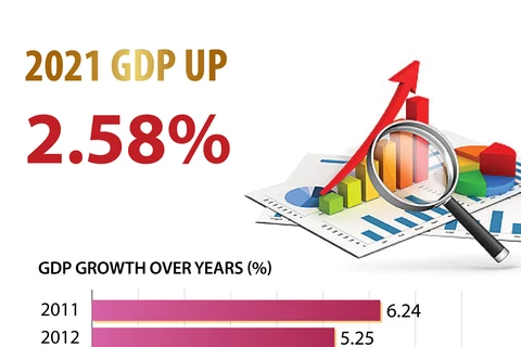 Vietnam's GDP up 2.58 percent in 2021 