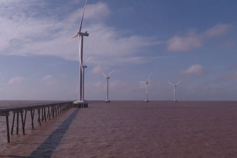 5.7 trillion VND wind power plant inaugurated in Soc Trang