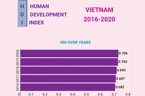 (Interactive) Vietnam’s HDI sees improvements in 2016 – 2020