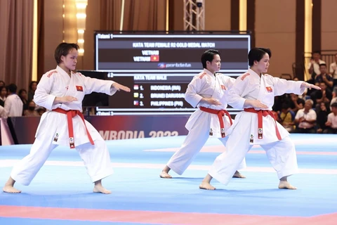 Vietnamese Karate fighters conclude SEA Games with six golds