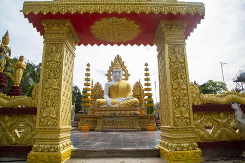 Ka Ot Temple of Khmer ethnics in Tay Ninh province
