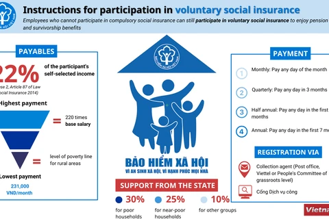 Instructions for participation in voluntary social insurance