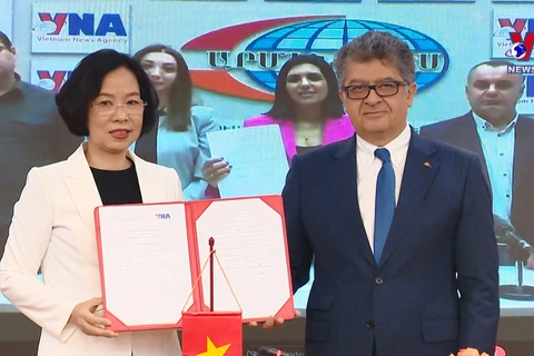 National news agencies of Vietnam, Armenia sign cooperation deal