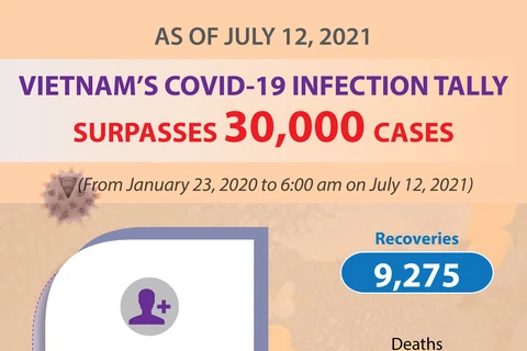 Vietnam's COVID-19 tally surpasses 30,000