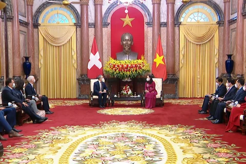 Swiss Vice President pays official visit to Vietnam