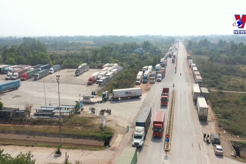 Quang Ninh sees clearance of nearly 200 trucks via border gates with China