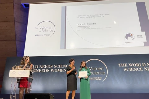 Scientist honoured with L’Oréal-UNESCO Int’l Rising Talent Award