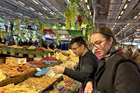 Vietnamese tea, dried fruit introduced at Paris fair