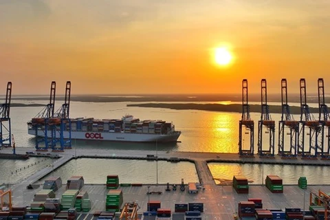 Vietnam receives world’s biggest container ship