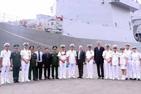Italian naval ship visits Ho Chi Minh City