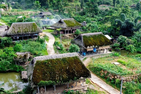 Unique moss-covered homes in Ha Giang