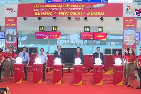 Vietjet Air launches new routes link Da Nang with Mumbai, New Delhi