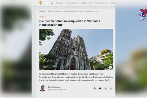 German press hails Hanoi’s tourist destinations