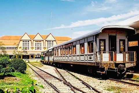 Da Lat railway station running night trains